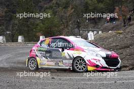 Renaud DOLCE  (FRA)- Jean-Pierre AYASSE  (FRA) PEUGEOT 208 25-28.01.2018 FIA World Rally Championship 2018, Rd 1, Rally Monte Carlo, Monaco, Monte Carlo
