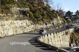Bryan BouffIer (FRA) - Xavier Panseri (FRA) FORD FIESTA WRC, M-SPORT FORD WORLD RALLY TEAM 25-28.01.2018 FIA World Rally Championship 2018, Rd 1, Rally Monte Carlo, Monaco, Monte Carlo