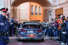 SÃ©bastien Ogier (FRA)-Julien Ingrassia (FRA) Ford Fiesta WRC, Mâ€Sport World Rally Team, race winner 25-28.01.2018 FIA World Rally Championship 2018, Rd 1, Rally Monte Carlo, Monaco, Monte Carlo