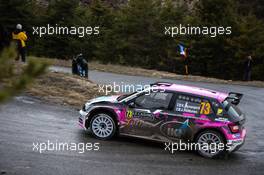 Kalle Rovanpera (FIN) - Jonne Halttunen (FIN) Skoda Fabia RC2 R5 25-28.01.2018 FIA World Rally Championship 2018, Rd 1, Rally Monte Carlo, Monaco, Monte Carlo