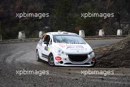 Carlo COVI (ITA) - Pietro Elia OMETTO (ITA) PEUGEOT 208 25-28.01.2018 FIA World Rally Championship 2018, Rd 1, Rally Monte Carlo, Monaco, Monte Carlo