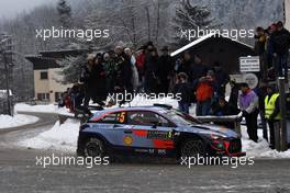 Thierry Neuville (BEL)-Nicolas Gilsoul (BEL) Hyundai i20 WRC, HYUNDAI SHELL MOBIS WRT 25-28.01.2018 FIA World Rally Championship 2018, Rd 1, Rally Monte Carlo, Monaco, Monte Carlo