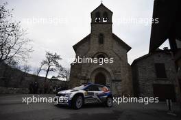 Jan KOPECKY (CZE) - Pavel DRESLER (CZE) SKODA FABIA, SKODA MOTORSPORT II 25-28.01.2018 FIA World Rally Championship 2018, Rd 1, Rally Monte Carlo, Monaco, Monte Carlo