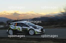 24.01.2018 - Shakedown, Bryan BouffIer (FRA) - JÃ©rÃ´me Degout (FRA) FORD FIESTA WRC, M-SPORT FORD WORLD RALLY TEAM 25-28.01.2018 FIA World Rally Championship 2018, Rd 1, Rally Monte Carlo, Monaco, Monte Carlo