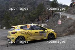 Thibaut POIZOT (FRA) -  Marion GRAND  (FRA) RENAULT CLIO 25-28.01.2018 FIA World Rally Championship 2018, Rd 1, Rally Monte Carlo, Monaco, Monte Carlo