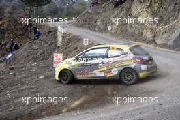 RENCHET Nicolas (FRA) - AMOROS CÃ©dric (FRA) PEUGEOT 208 25-28.01.2018 FIA World Rally Championship 2018, Rd 1, Rally Monte Carlo, Monaco, Monte Carlo