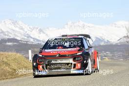 24.01.2018 - Shakedown, Kris Meeke (GBR)-Paul Nagle (IRL) Citroen C3 WRC, Citroen Total Abu Dhabi WRT 25-28.01.2018 FIA World Rally Championship 2018, Rd 1, Rally Monte Carlo, Monaco, Monte Carlo