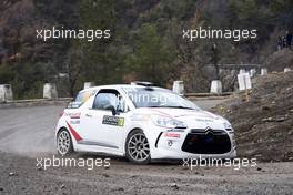 DESBORDES Richard (FRA) - FUSTIER Jean-Luc (FRA) CITROEN DS3 25-28.01.2018 FIA World Rally Championship 2018, Rd 1, Rally Monte Carlo, Monaco, Monte Carlo