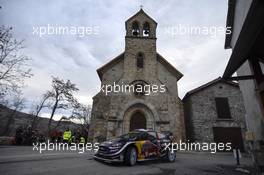 Elfyn Evans (GBR)-Daniel Barritt (GBR) Ford Fiesta WRC, Mâ€Sport World Rally Team 25-28.01.2018 FIA World Rally Championship 2018, Rd 1, Rally Monte Carlo, Monaco, Monte Carlo