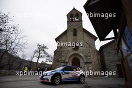 Mathieu Arzeno (FRA) - Romain Roche (FRA) Skoda Fabia RC2 R5 25-28.01.2018 FIA World Rally Championship 2018, Rd 1, Rally Monte Carlo, Monaco, Monte Carlo