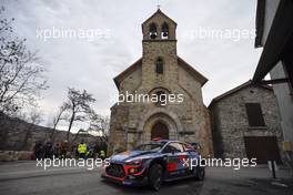 Dani Sordo (ESP)-Carlos Del Barrio (ESP),Hyundai i20 WRC, HYUNDAI SHELL MOBIS WRT 25-28.01.2018 FIA World Rally Championship 2018, Rd 1, Rally Monte Carlo, Monaco, Monte Carlo