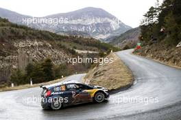 Eric Camilli (FRA)-Benjamin Veillas (FRA) Ford Fiesta, Mâ€Sport World Rally Team 25-28.01.2018 FIA World Rally Championship 2018, Rd 1, Rally Monte Carlo, Monaco, Monte Carlo
