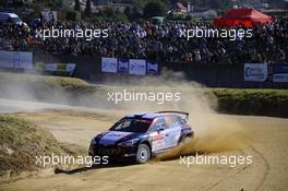 17.05.2018 - Shakedown, JARI HUTTUNEN (FIN) - ANTTI LINNAKETO (FIN) HYUNDAI I20 R5, HYUNDAI MOTORSPORT 17-20.05.2018 FIA World Rally Championship 2018, Rd 6, Rally Portugal, Matosinhos, Portugal