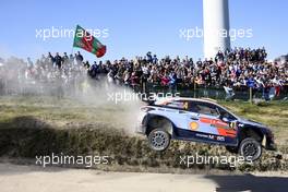 20.05.2018 - Andreas Mikkelsen (NOR)-Anders Jaeger(NOR) HYUNDAI i20 Coupe WRC, HYUNDAI SHELL MOBIS WRT 17-20.05.2018 FIA World Rally Championship 2018, Rd 6, Rally Portugal, Matosinhos, Portugal