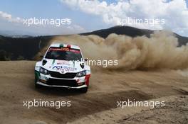 19.05.2018 - Fabio Andolfi (ITA)  Simone Scattolin (ITA) SKODA FABIA R5, ACI TEAM ITALIA WRC 17-20.05.2018 FIA World Rally Championship 2018, Rd 6, Rally Portugal, Matosinhos, Portugal