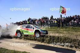 20.05.2018 - MIGUEL BARBOSA (PRT) - HUGO MAGALHÃƒES (PRT) SKODA FABIA R5, BP ULTIMATE VODAFONE SKODA TEAM 17-20.05.2018 FIA World Rally Championship 2018, Rd 6, Rally Portugal, Matosinhos, Portugal