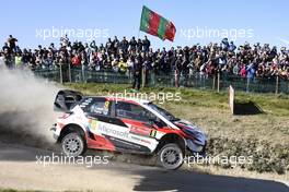 20.05.2018 - Essapeka Lappi (FIN) Janne Ferm (FIN),TOYOTA YARIS WRC, TOYOTA GAZOO RACING WRT 17-20.05.2018 FIA World Rally Championship 2018, Rd 6, Rally Portugal, Matosinhos, Portugal