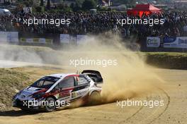 17.05.2018 - Shakedown, Ott Tanak (EAU)-Martin Jarveoja (EST) TOYOTA YARIS WRC , TOYOTA GAZOO RACING WRT 17-20.05.2018 FIA World Rally Championship 2018, Rd 6, Rally Portugal, Matosinhos, Portugal