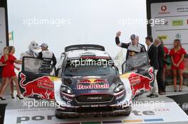20.05.2018 - 2nd place Elfyn Evans (GBR)-Daniel Barritt (GBR) Ford Fiesta WRC, Mâ€Sport World Rally Team 17-20.05.2018 FIA World Rally Championship 2018, Rd 6, Rally Portugal, Matosinhos, Portugal