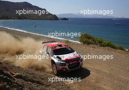 Simone Tempestini (ROU)-SERGIU ITU (ROU) CITROEN C3 R5, CITROEN TOTAL 13-16-09.2018. FIA World Rally Championship, Rd 10, Rally Turkey, Marmaris, Turkey