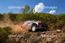 Mads Ostberg (NOR)-  Torstein ERIKSEN (NOR) Citroen  C3 WRC, CITROEN TOTAL ABU DHABI WRT 13-16-09.2018. FIA World Rally Championship, Rd 10, Rally Turkey, Marmaris, Turkey