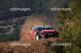 KHALID AL QASSIMI (ARE) - CHRIS PATTERSON (GBR) CITROEN C3 WRC, CITROÃ‹N TOTAL ABU DHABI WRT 13-16-09.2018. FIA World Rally Championship, Rd 10, Rally Turkey, Marmaris, Turkey