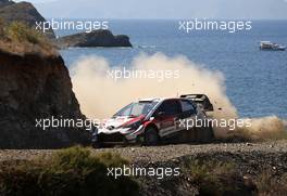Jari-Matti Latvala (FIN)-Miikka Anttila (FIN) Toyota Yaris WRC, Toyota Gazoo Racing WRT 13-16-09.2018. FIA World Rally Championship, Rd 10, Rally Turkey, Marmaris, Turkey