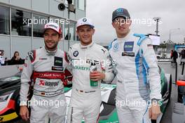 Mike Rockenfeller (GER) (Audi Sport Team Phoenix - Audi RS5 DTM) , Marco Wittmann (GER) (BMW Team RMG - BMW M4 DTM)  und Paul Di Resta (GBR) (R-Motorsport - Aston Martin Vantage DTM)  04.05.2019, DTM Round 1, Hockenheimring, Germany, Saturday.