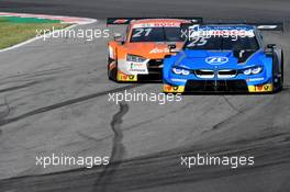 Philipp Eng (AUT) (BMW Team RMR - BMW M4 DTM)  und Pietro Fittipaldi (USA) (WRT Team Audi Sport - Audi RS5 DTM)   08.06.2019, DTM Round 3, Misano, Italy, Saturday.