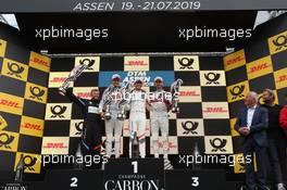 Marco Wittmann (GER) (BMW Team RMG - BMW M4 DTM) ,Nico Müller (SUI) (Audi Sport Team Abt Sportsline - Audi RS5 DTM) und Rene Rast (GER) (Audi Sport Team Rosberg - Audi RS5 DTM) 20.07.2019, DTM Round 5, Assen, Netherlands, Saturday.