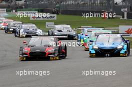 Jonathan Aberdein (ZAF) (WRT Team Audi Sport - Audi RS5 DTM)  und Jenson Button (GBR) (Team Kunimitsu Honda)   05.10.2019, DTM Round 9, Hockenheimring, Germany, Saturday.