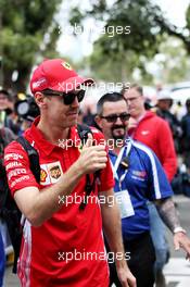 Sebastian Vettel (GER) Ferrari. 15.03.2019. Formula 1 World Championship, Rd 1, Australian Grand Prix, Albert Park, Melbourne, Australia, Practice Day.