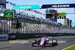 Sergio Perez (MEX) Racing Point F1 Team RP19. 15.03.2019. Formula 1 World Championship, Rd 1, Australian Grand Prix, Albert Park, Melbourne, Australia, Practice Day.