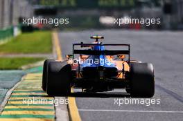 Lando Norris (GBR) McLaren MCL34. 15.03.2019. Formula 1 World Championship, Rd 1, Australian Grand Prix, Albert Park, Melbourne, Australia, Practice Day.