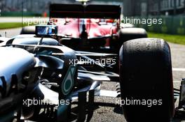 Lewis Hamilton (GBR) Mercedes AMG F1 W10 - front suspension. 17.03.2019. Formula 1 World Championship, Rd 1, Australian Grand Prix, Albert Park, Melbourne, Australia, Race Day.