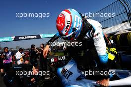 George Russell (GBR) Williams Racing FW42 on the grid. 17.03.2019. Formula 1 World Championship, Rd 1, Australian Grand Prix, Albert Park, Melbourne, Australia, Race Day.