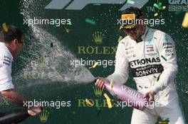 1st place Valtteri Bottas (FIN) Mercedes AMG F1. 17.03.2019. Formula 1 World Championship, Rd 1, Australian Grand Prix, Albert Park, Melbourne, Australia, Race Day.