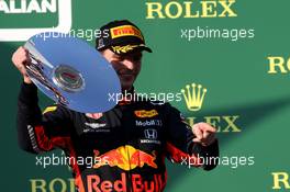 3rd place Max Verstappen (NLD) Red Bull Racing. 17.03.2019. Formula 1 World Championship, Rd 1, Australian Grand Prix, Albert Park, Melbourne, Australia, Race Day.