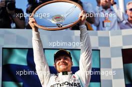 Race winner Valtteri Bottas (FIN) Mercedes AMG F1 celebrates on the podium. 17.03.2019. Formula 1 World Championship, Rd 1, Australian Grand Prix, Albert Park, Melbourne, Australia, Race Day.