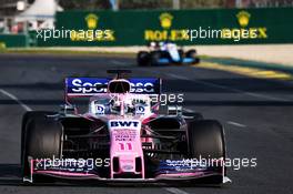 Sergio Perez (MEX) Racing Point F1 Team RP19. 17.03.2019. Formula 1 World Championship, Rd 1, Australian Grand Prix, Albert Park, Melbourne, Australia, Race Day.
