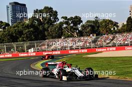 Antonio Giovinazzi (ITA) Alfa Romeo Racing C38. 17.03.2019. Formula 1 World Championship, Rd 1, Australian Grand Prix, Albert Park, Melbourne, Australia, Race Day.