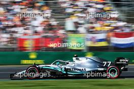 Valtteri Bottas (FIN) Mercedes AMG F1 W10. 17.03.2019. Formula 1 World Championship, Rd 1, Australian Grand Prix, Albert Park, Melbourne, Australia, Race Day.