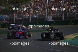 Romain Grosjean (FRA) Haas F1 Team VF-19. 17.03.2019. Formula 1 World Championship, Rd 1, Australian Grand Prix, Albert Park, Melbourne, Australia, Race Day.