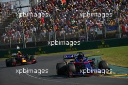 Daniil Kvyat (RUS) Scuderia Toro Rosso STR14. 17.03.2019. Formula 1 World Championship, Rd 1, Australian Grand Prix, Albert Park, Melbourne, Australia, Race Day.