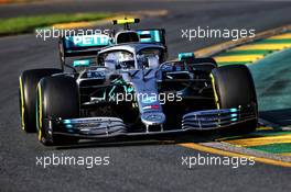 Valtteri Bottas (FIN) Mercedes AMG F1 W10. 17.03.2019. Formula 1 World Championship, Rd 1, Australian Grand Prix, Albert Park, Melbourne, Australia, Race Day.