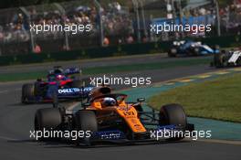Lando Norris (GBR) McLaren MCL34. 17.03.2019. Formula 1 World Championship, Rd 1, Australian Grand Prix, Albert Park, Melbourne, Australia, Race Day.
