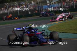 Alexander Albon (THA) Scuderia Toro Rosso STR14. 17.03.2019. Formula 1 World Championship, Rd 1, Australian Grand Prix, Albert Park, Melbourne, Australia, Race Day.