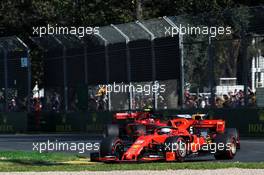 Sebastian Vettel (GER) Ferrari SF90. 17.03.2019. Formula 1 World Championship, Rd 1, Australian Grand Prix, Albert Park, Melbourne, Australia, Race Day.