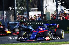 Daniil Kvyat (RUS) Scuderia Toro Rosso STR14. 17.03.2019. Formula 1 World Championship, Rd 1, Australian Grand Prix, Albert Park, Melbourne, Australia, Race Day.