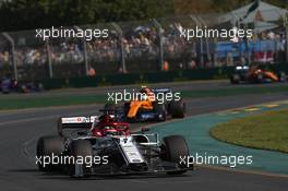 Kimi Raikkonen (FIN) Sauber C37. 17.03.2019. Formula 1 World Championship, Rd 1, Australian Grand Prix, Albert Park, Melbourne, Australia, Race Day.